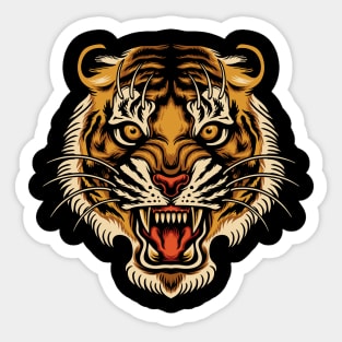 Tattoo tiger head Sticker